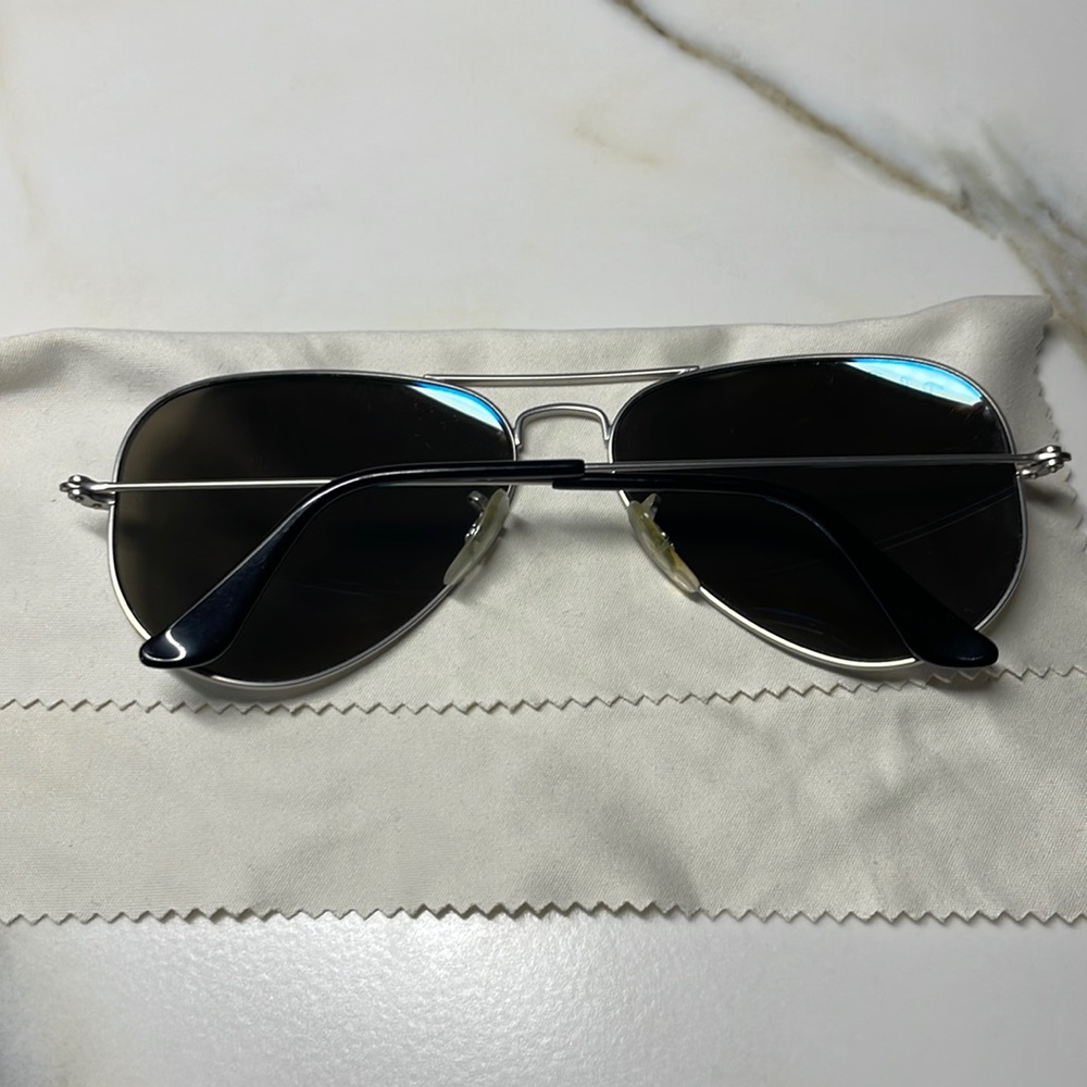 Ray-Ban Aviator Polarized Mirror Sunglasses RB3025 - Picture 7 of 13
